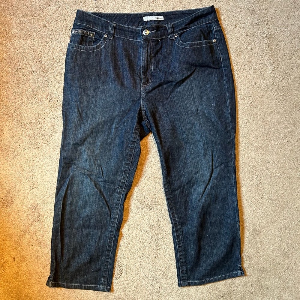 Chicos Platinum Bootcut Jeans